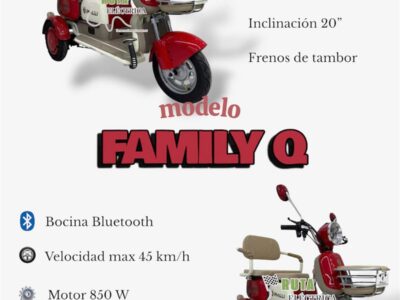 Triciclo eléctrico Pialli Family Q